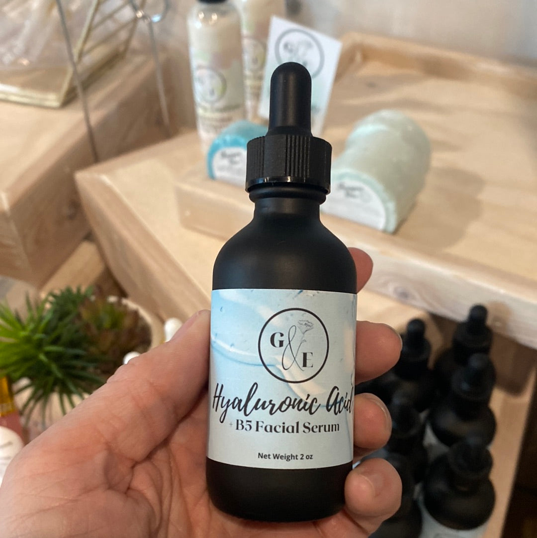 Hyaluronic Acid + B5 Facial Serum & Peptides