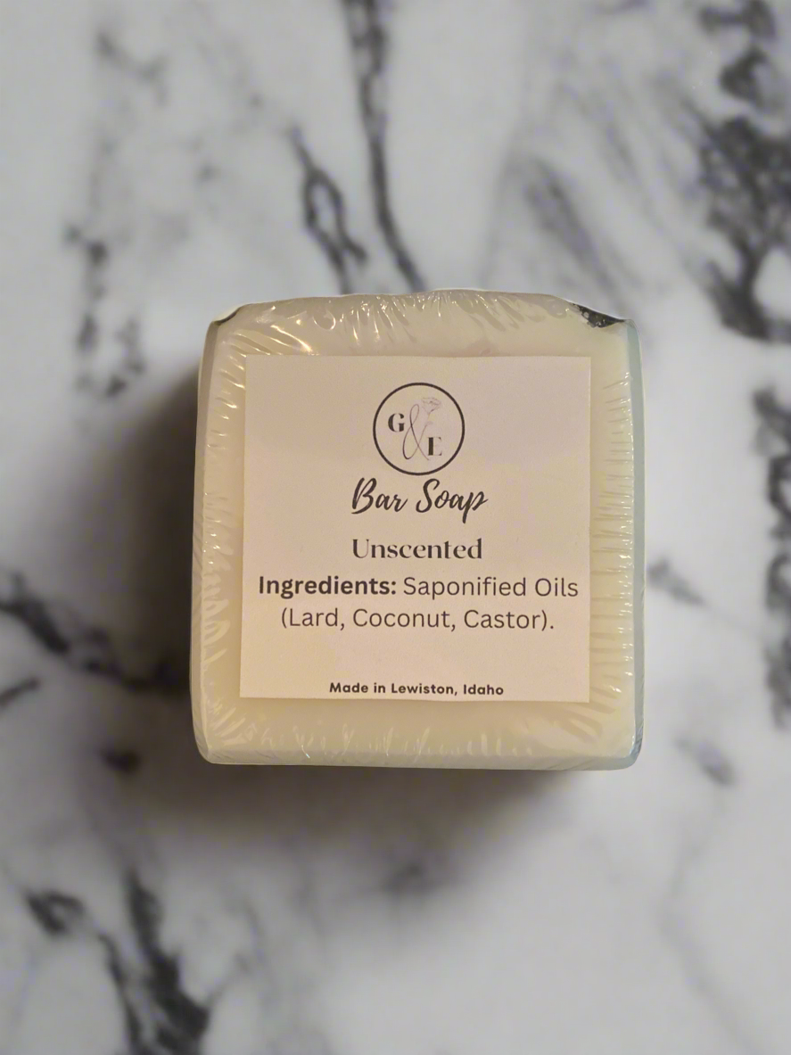 Unscented Lard Bar Soap