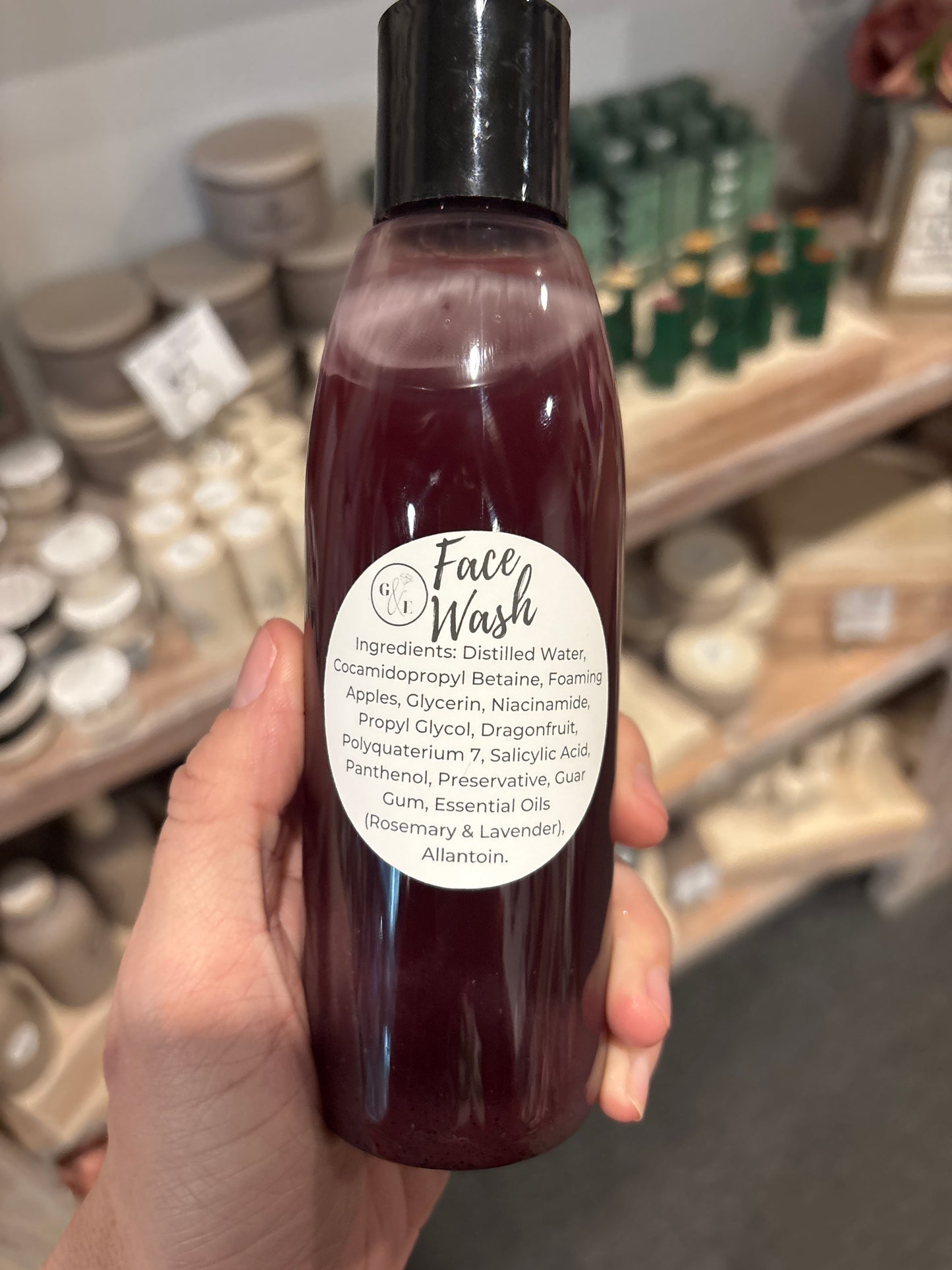 Face Wash with Lavender + Rosemary