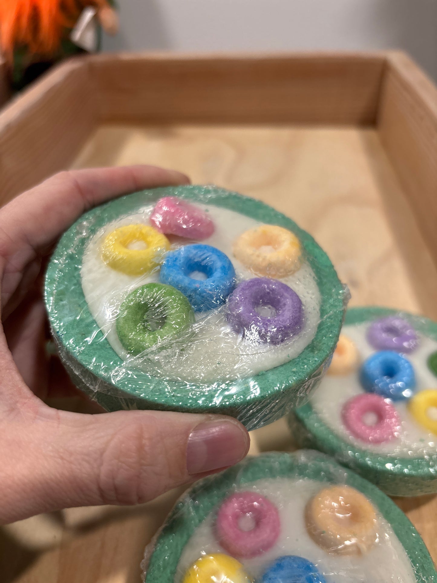 Fruit Loops Cereal Bowl Bath Bomb