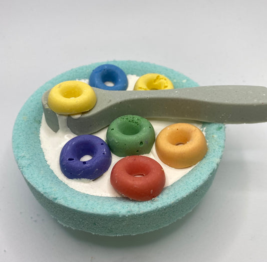 Fruit Loops Cereal Bowl Bath Bomb