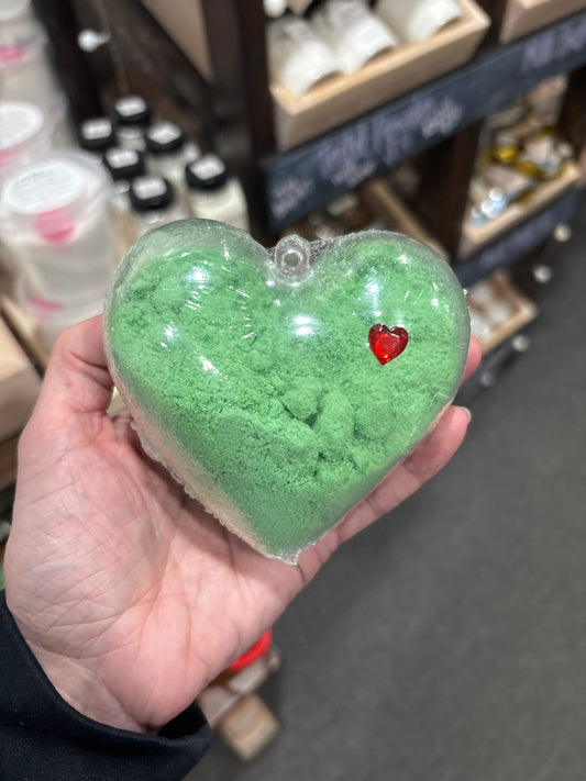 Green Heart Bath Dust
