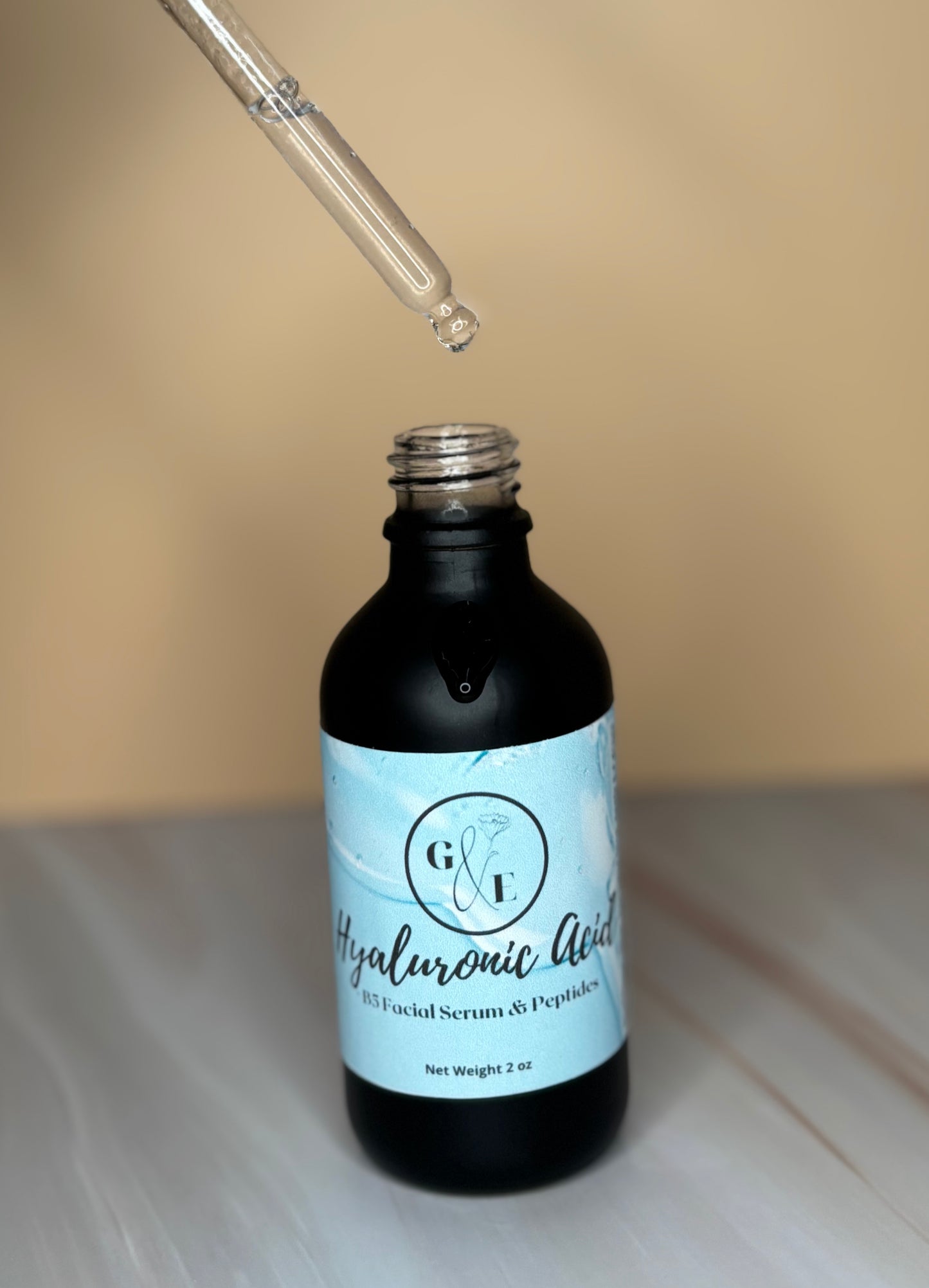 Hyaluronic Acid + B5 Facial Serum & Peptides