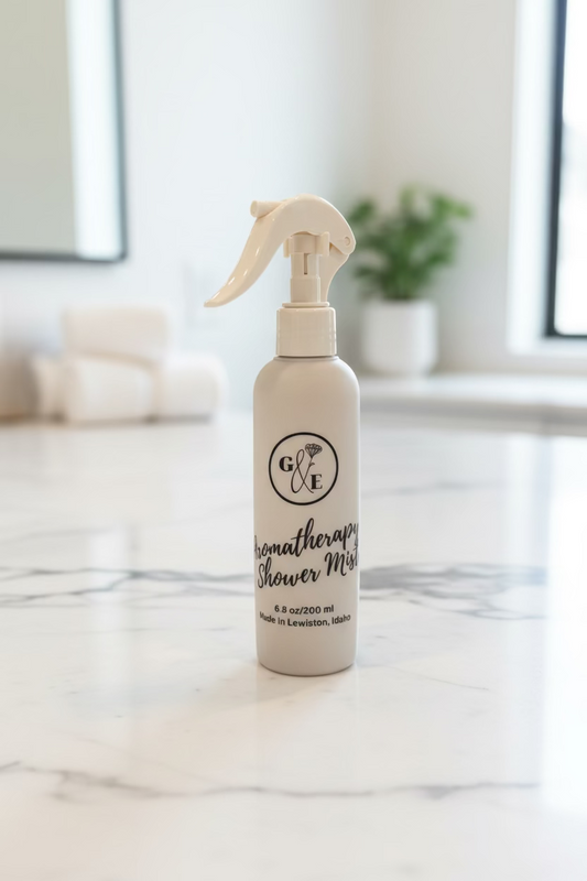 Aromatherapy Shower Mist with Peppermint + Eucalyptus